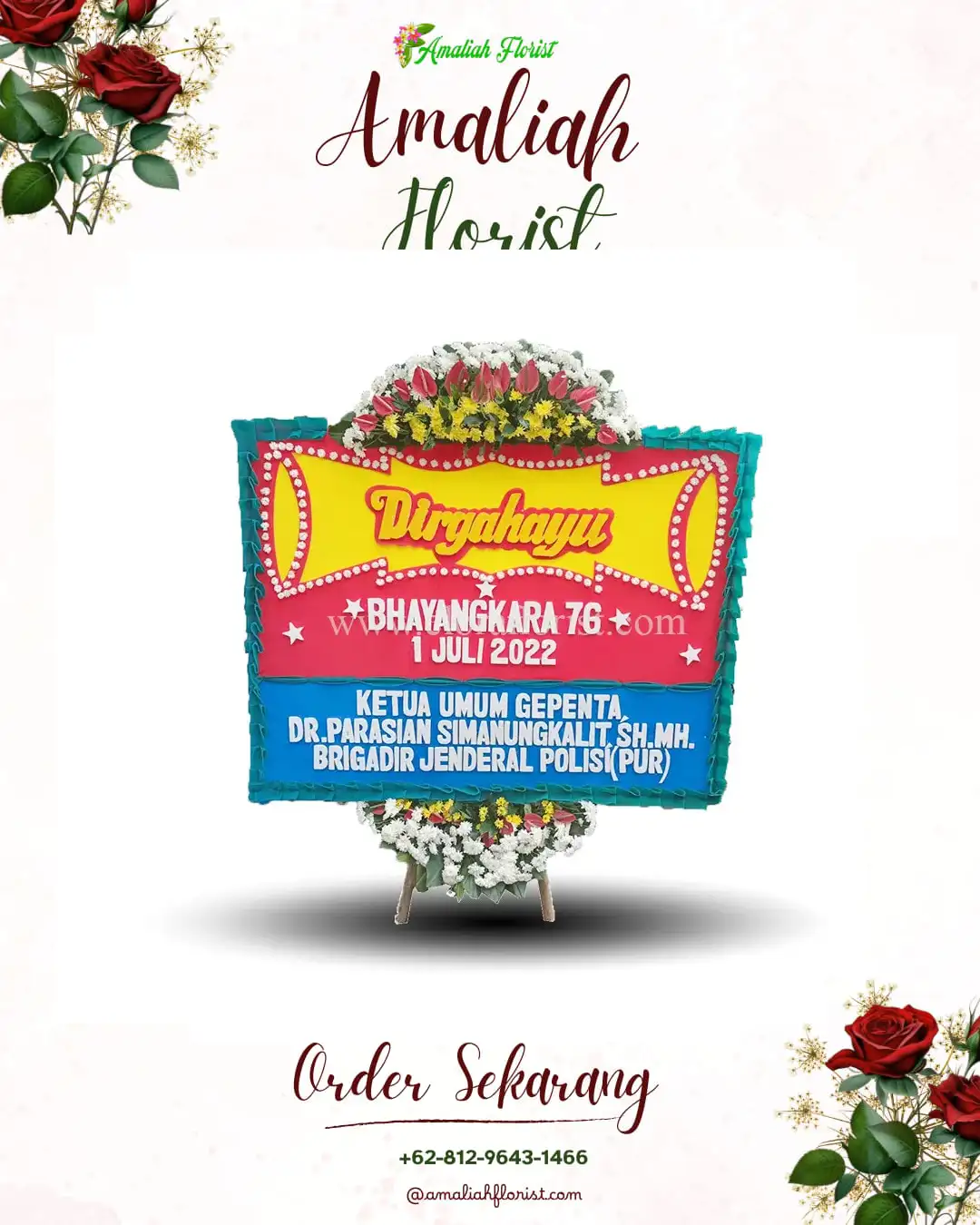 Papan Bunga HUT Ulang Tahun Geuredong Pase